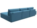 Диван угловой модульный с пуфом Лига-060 НПБ Лонг угол универсальный