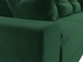 Диван угловой Майами Long правый угол зеленый