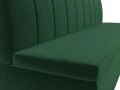 Диван кухонный прямой Кантри зеленый