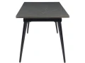 стол керамический denver armani gray 120, каркас черный