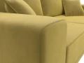 Диван прямой Льюес желтый