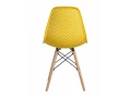 стул пластиковый eames dsw grid желтый