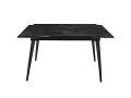 стол керамический denver umber gloss 120, каркас черный стол керамический denver umber gloss 120, каркас черный