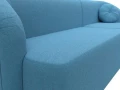 диван прямой лига-027 угол правый амур голубой