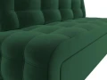 Диван кухонный прямой Люксор зеленый