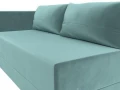 Кушетка Никас левая бирюзовый
