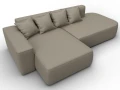 Диван угловой Лига-065 угол левый