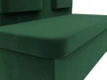 Диван кухонный прямой Маккон 2-х местный зеленый