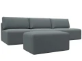 Диван прямой модульный с пуфом Лига-060 НПБ Лонг Диван прямой модульный с пуфом Лига-060 НПБ Лонг