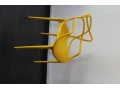 GH109/DC459 Стул пластиковый литой, ЖЕЛТЫЙ