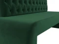 Диван кухонный прямой Кармен Люкс зеленый