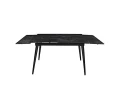 стол керамический denver umber gloss 120, каркас черный стол керамический denver umber gloss 120, каркас черный