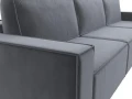 диван прямой куба лонг серый