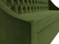 Диван кухонный прямой Мерлин зеленый