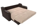 диван прямой аккордеон сенатор 140 бежевый\коричневый диван прямой аккордеон сенатор 140 бежевый\коричневый