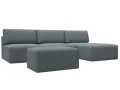 Диван угловой модульный с пуфом Лига-060 НПБ Лонг угол универсальный Диван угловой модульный с пуфом Лига-060 НПБ Лонг угол универсальный