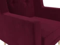 Кресло Брайтон бордовый
