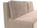 диван прямой уно бежевый\коричневый