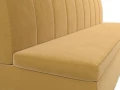 Диван кухонный прямой Кантри желтый