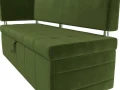 Диван кухонный прямой Стоун с углом левый зеленый