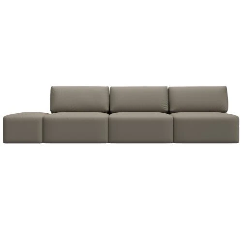 Диван прямой модульный с пуфом Лига-060 НПБ Лонг Диван прямой модульный с пуфом Лига-060 НПБ Лонг