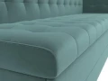 Диван кухонный Бриз с углом справа бирюзовый