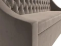 Диван кухонный прямой Мерлин коричневый