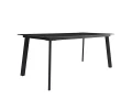 DT308 Стол обеденный Austrilia sand black, 180*90*75, керамич. столешница, основание металл черный