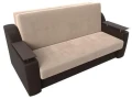 диван прямой аккордеон сенатор 140 бежевый\коричневый диван прямой аккордеон сенатор 140 бежевый\коричневый