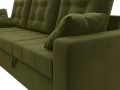 диван угловой камелот левый угол зеленый