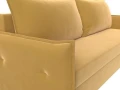 диван прямой лига-004 желтый
