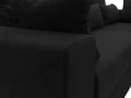 Диван угловой Майами правый угол черный
